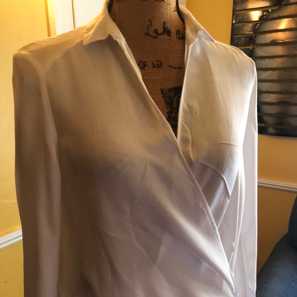White Cross Blouse